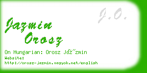 jazmin orosz business card
